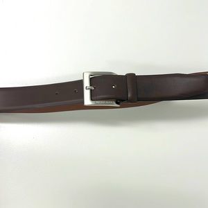 Hugo Boss Brown Leather Belt